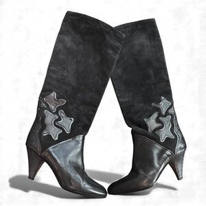 BALLY Suede + Leather Vintage Boots (7.5)